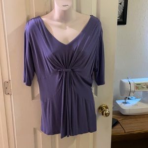 Daisy Fuentes purple blouse. Women’s size large.